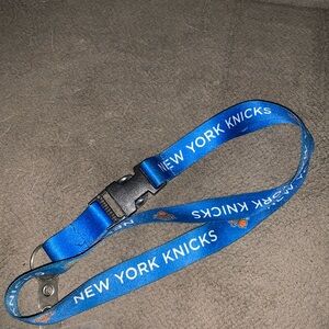 New York NY Knicks NBA Basketball Lanyard Keychain Blue